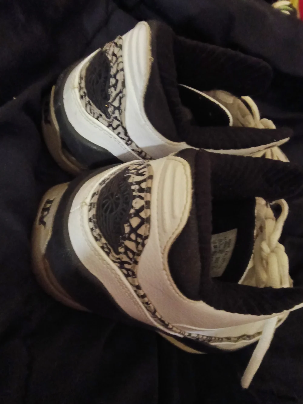 Air Jordan Team Low Cement Basketball Shoes Size 10.5 Mens